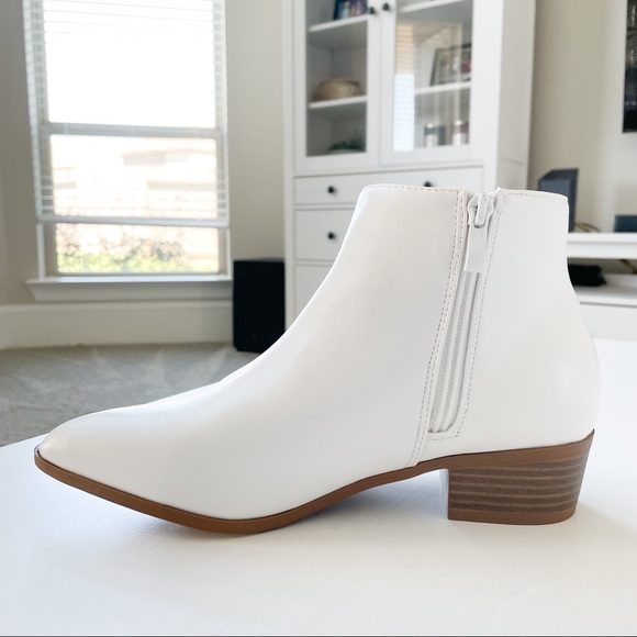 Top Moda White Ankle Boots Hyde-58 - Picture 4 of 12